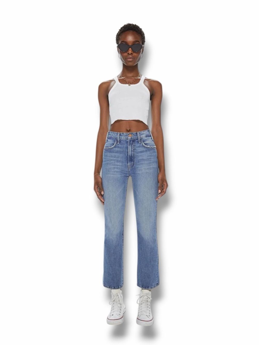 MOTHER DENIM The Hustler Ankle in Scenic Route SZ 28